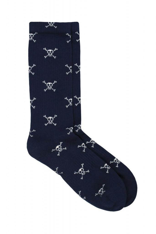 Pedemeia men's sports socks with skull