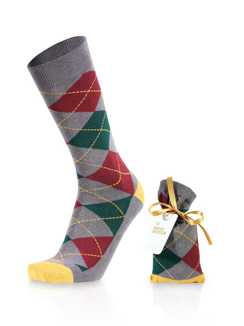 West Mister socks "Argyle"