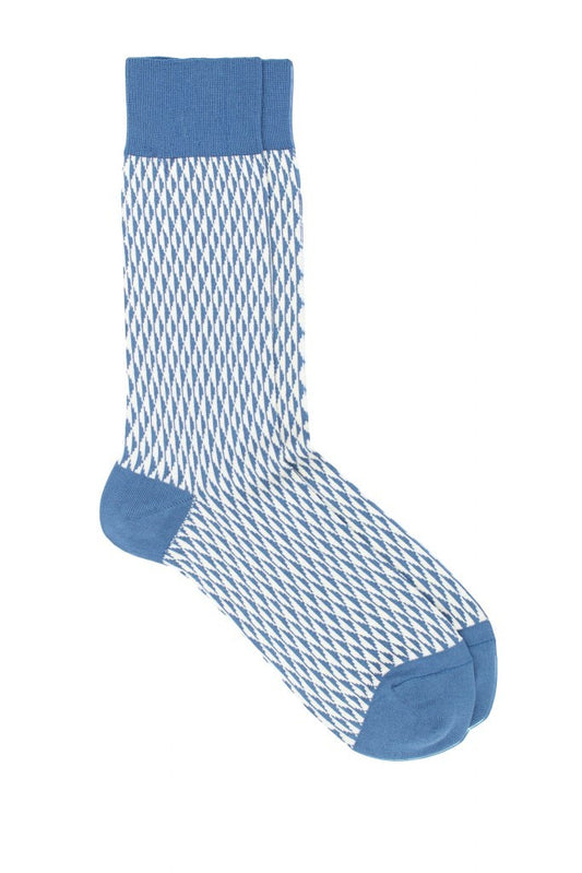 Pedemeia Herrensocken mit Dreieck-Rauten-Muster