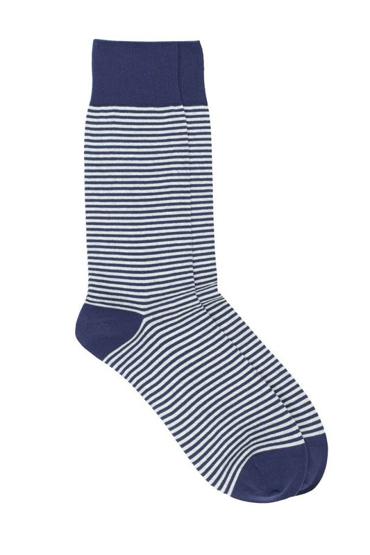 Pedemeia Herrensocken, geringelt, Bio-Baumwoll-Mix