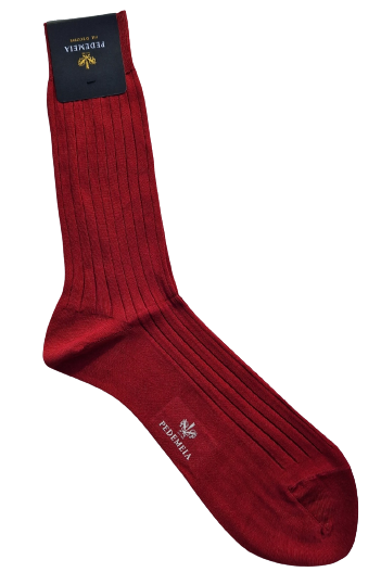 Pedemeia men's socks, wide ribbed 