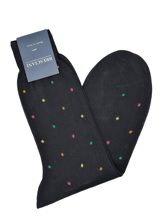 Bresciani Socken mit bunten Punkten