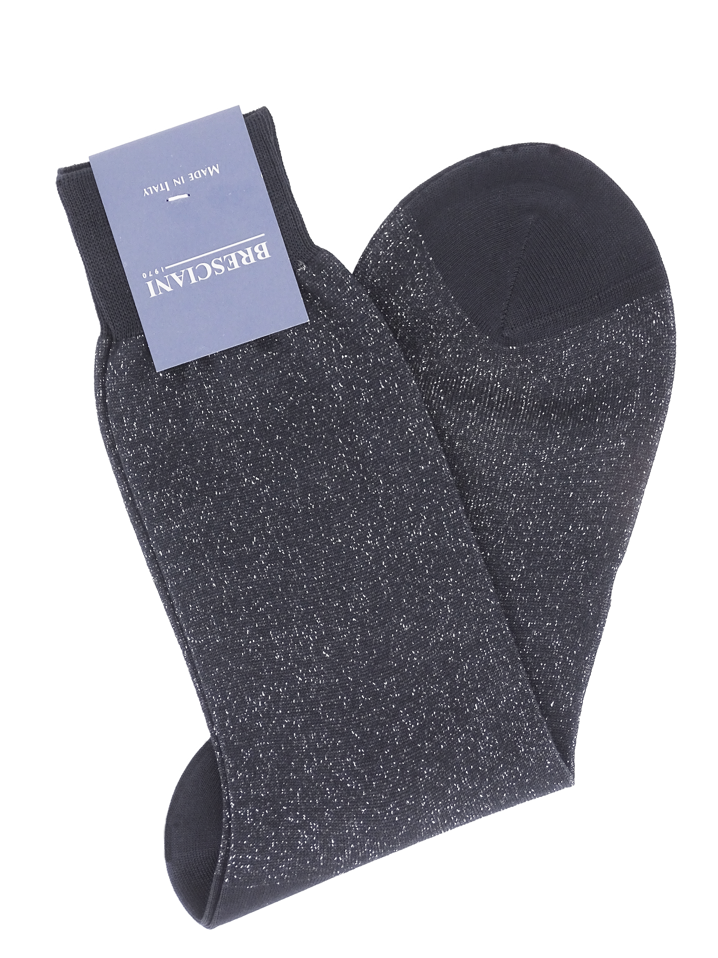 Bresciani socks with lurex thread and glitter effect