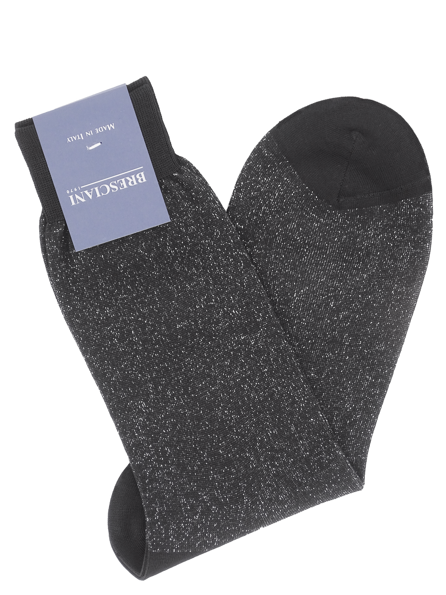 Bresciani socks with lurex thread and glitter effect